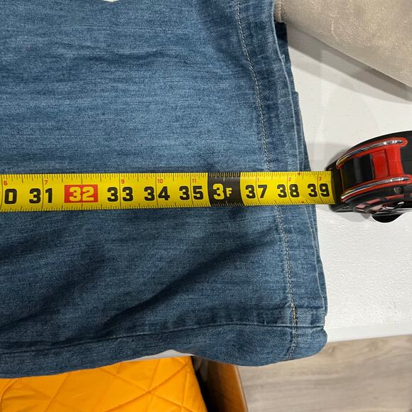 Talbots Denim Dress Womens 10 Blue Sleeveless Knee Length Classic Chambray - Picture 5 of 7